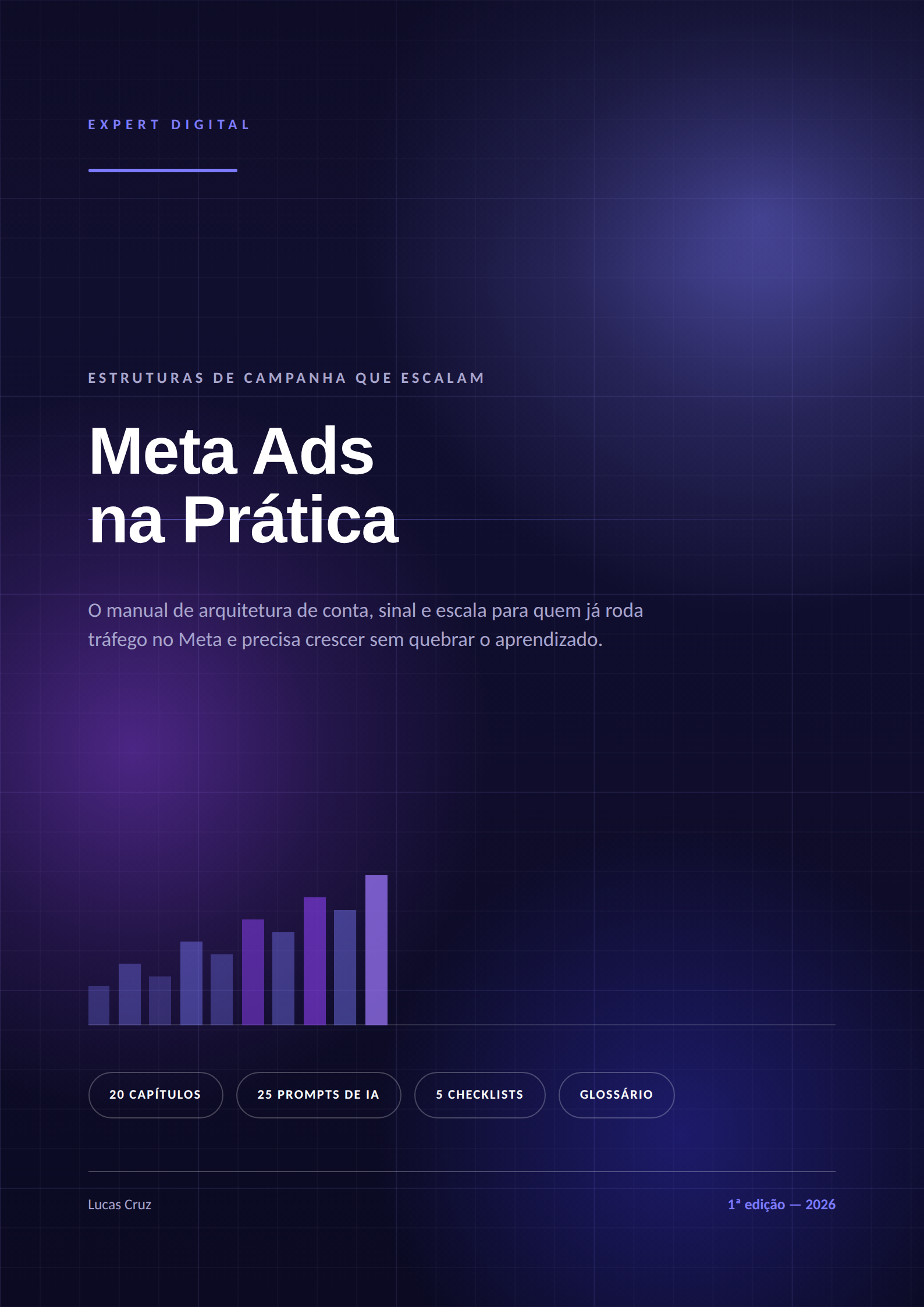Capa do ebook Meta Ads na Prática: Estruturas de Campanha que Escalam