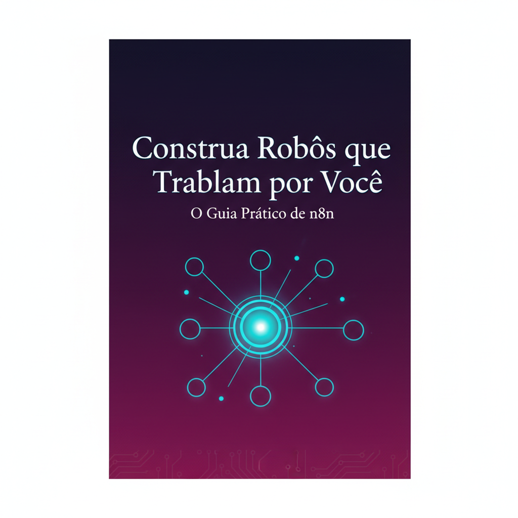Capa do ebook Construa Robôs que Trabalham por Você: O Guia Prático de n8n