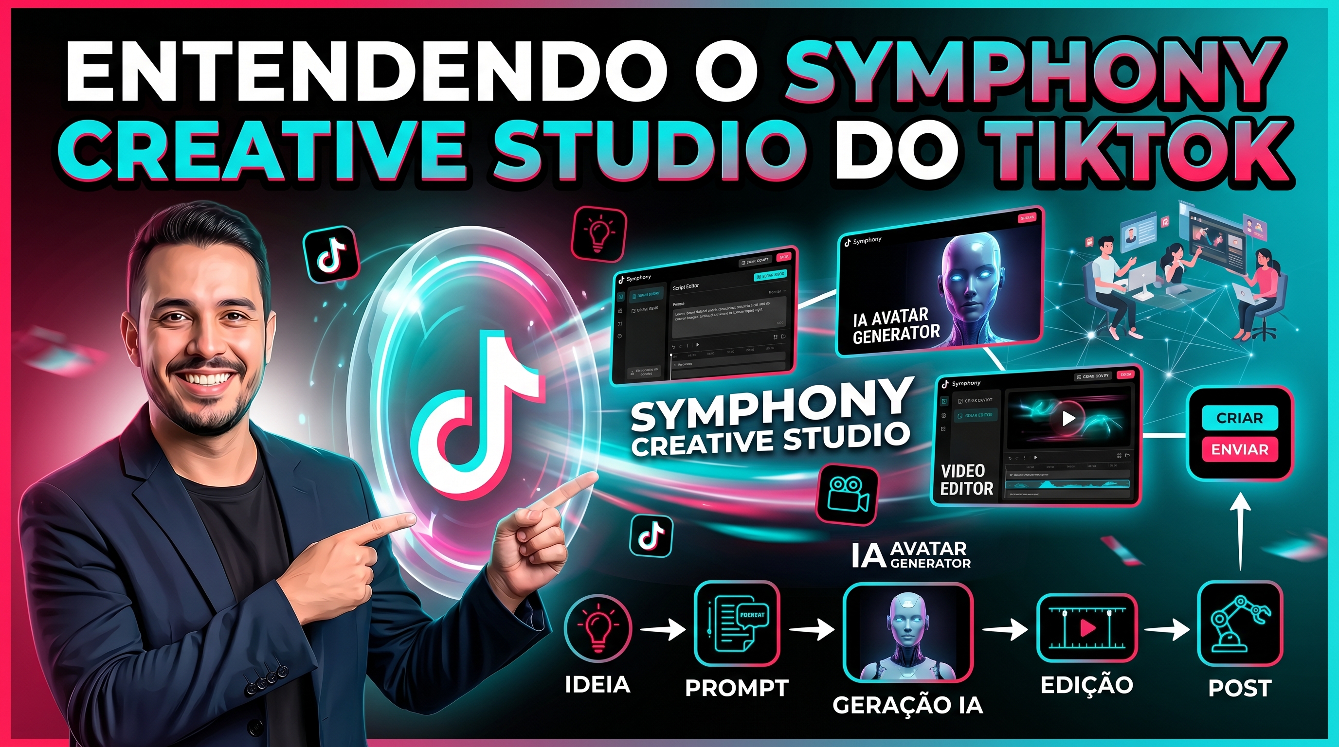 Entendendo o Symphony Creative Studio do TikTok