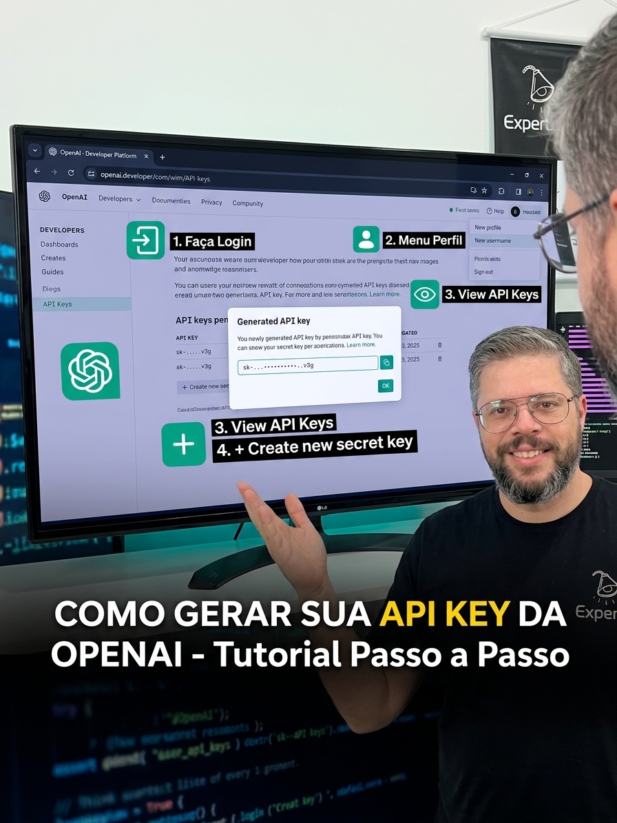 Como Gerar a API Key da OpenAI