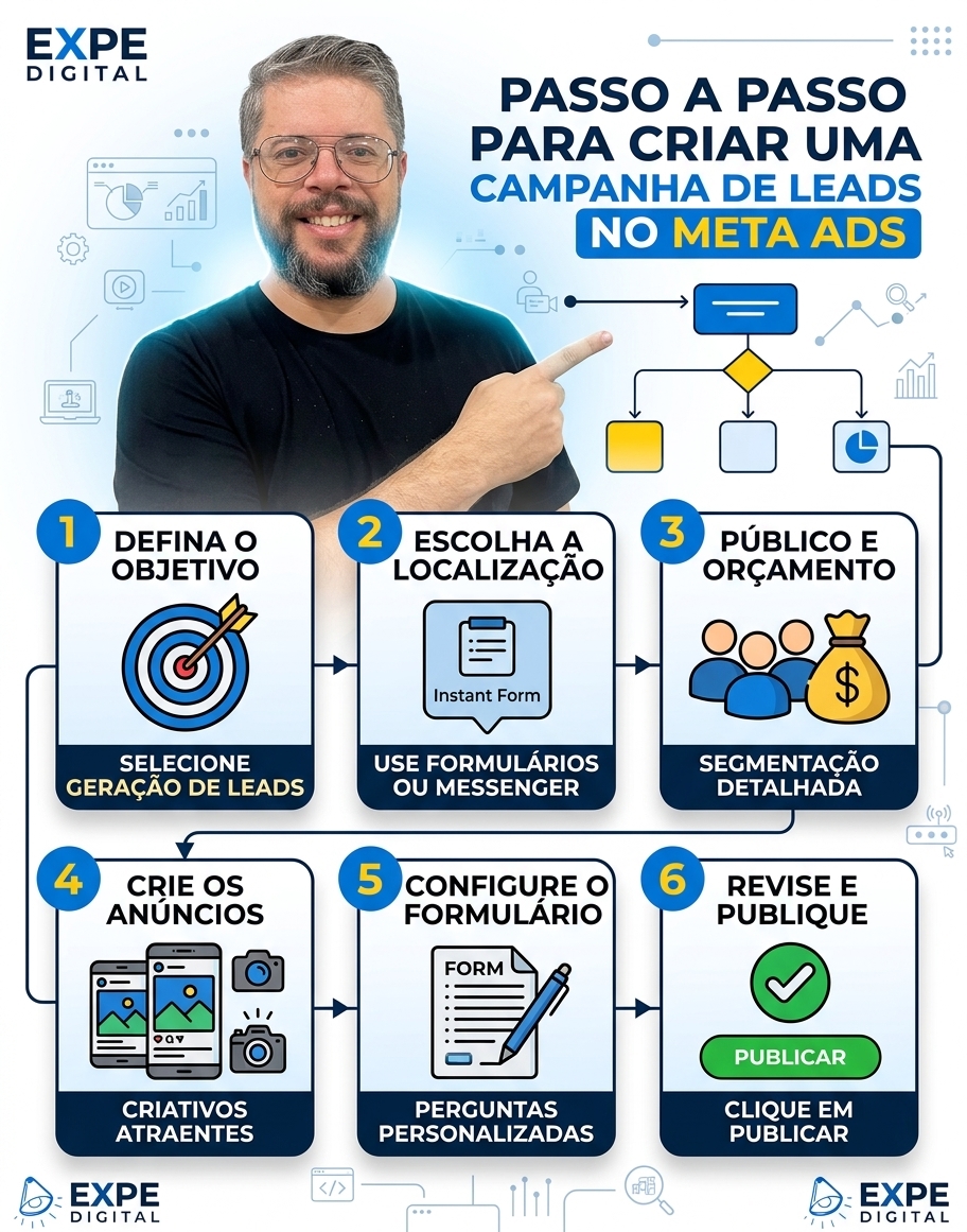 Passo a Passo para Criar uma Campanha de Leads no Meta Ads