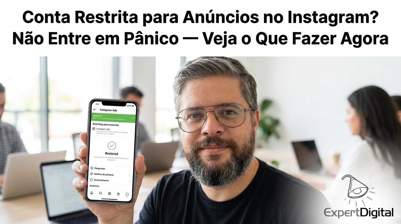 Conta Restrita para Anúncios no Instagram? Não Entre em Pânico — Veja o Que Fazer Agora