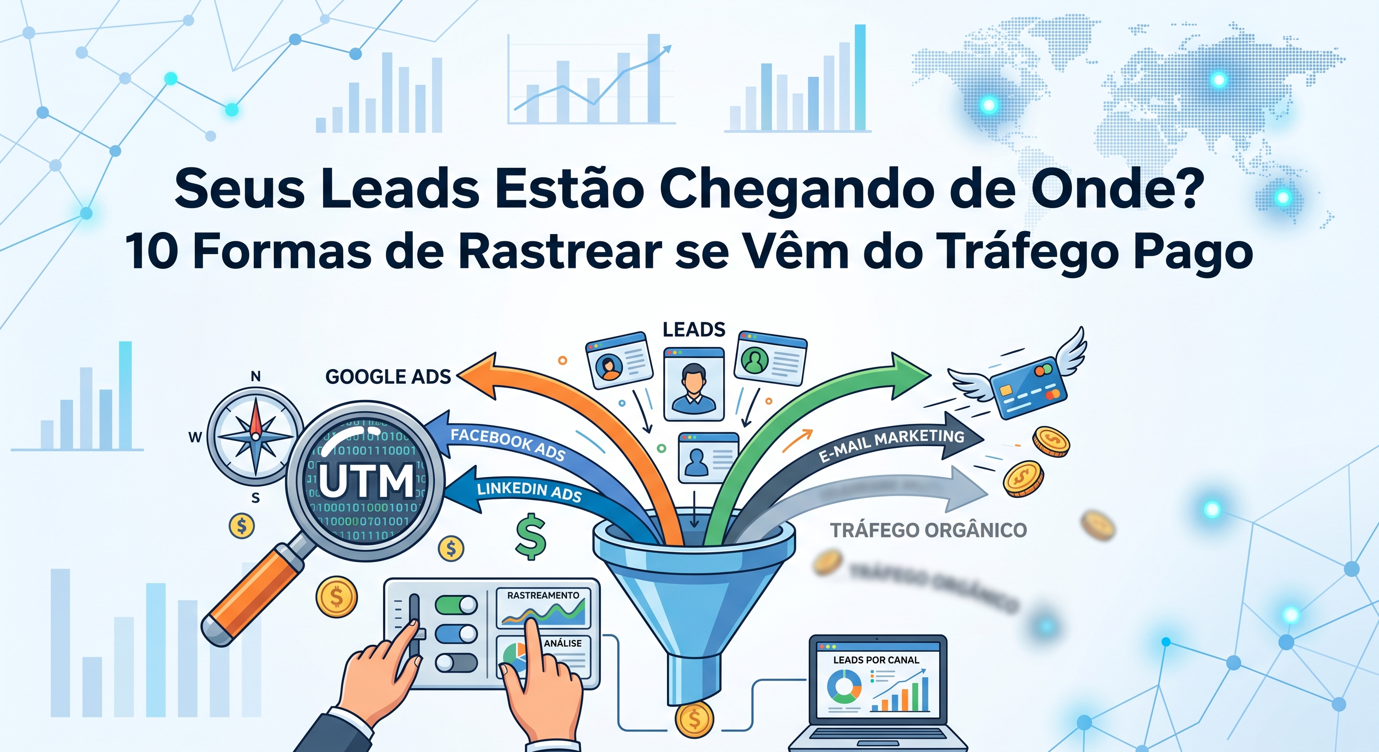 Seus Leads Estão Chegando de Onde? 10 Formas de Rastrear se Vêm do Tráfego Pago