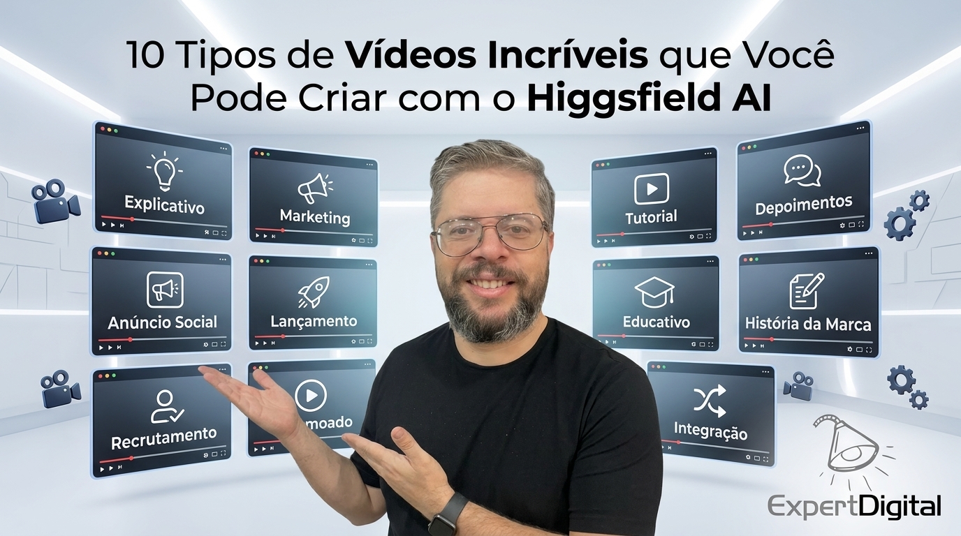 10 Tipos de Vídeos Incríveis que Você Pode Criar com o Higgsfield AI