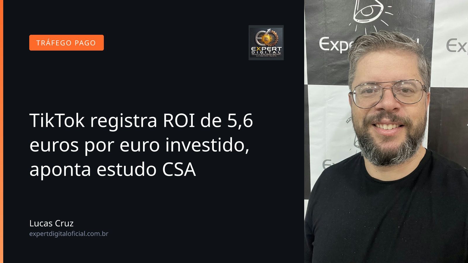 TikTok registra ROI de 5,6 euros por euro investido, aponta estudo CSA